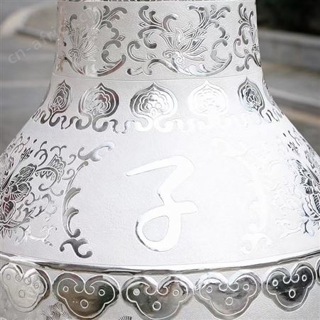 大号纯银999工艺品摆件 客厅中式花瓶 银花瓶银摆件价格 定制批发