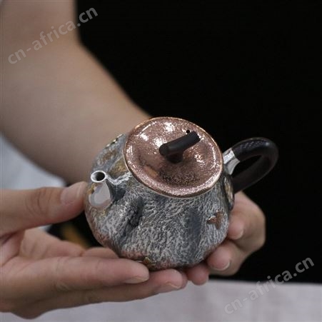南瓜小银壶纯银999手工中式家用高档功夫茶具泡茶壶足银茶壶送礼