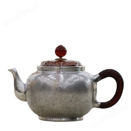 纯银S999泡茶壶小银壶 功夫茶手工足银茶壶家用送礼茶具礼品