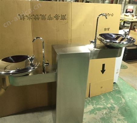户外高档洗手台节能不锈钢洗手盘景区洗水器