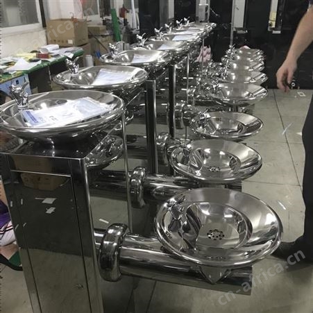 户外高档洗手台节能不锈钢洗手盘景区洗水器