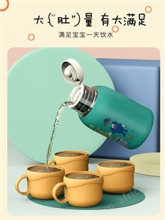富光儿童可爱保温杯子吸管幼儿园小学生上学男女高颜值壶宝宝水杯