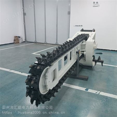 多功能地面土壤刨沟机链式岩石开沟机链条岩石合金链条切割锯