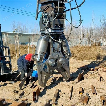 汇能大型工程用双缸液压剪废旧汽车拆解设备混凝土楼房拆除破碎钳