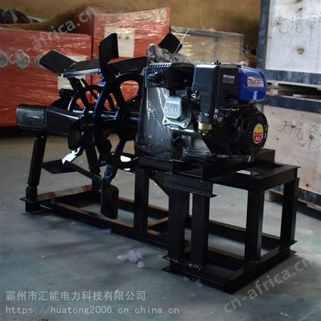 供应 施工牵引翼型收线机 新旧导线绕线机 柴油电缆盘绳器 汇能