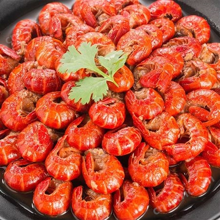 壳百味麻辣龙虾尾熟食即食香辣虾球350g海鲜冷冻虾尾