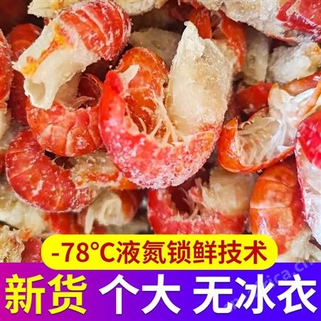 龙虾尾冷冻生鲜特大级无冰衣商用整箱10斤小龙虾尾大号生虾球