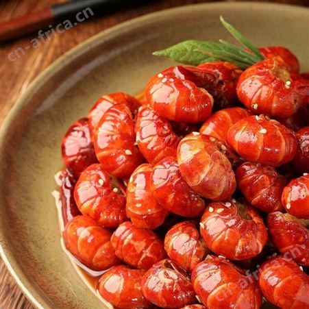 御鲜锋麻辣小龙虾尾净重250g净虾125g每盒35-40只香