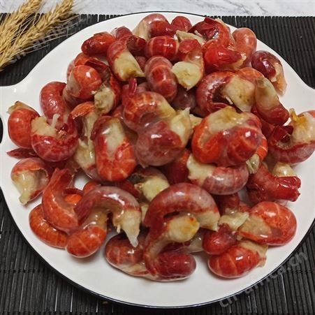 虾尾生速冻潜江特产单冻即食麻辣虾球整箱9斤装包邮