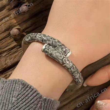 新款足金箍棒齐天大圣定海神针孙悟空手工男女情侣手镯
