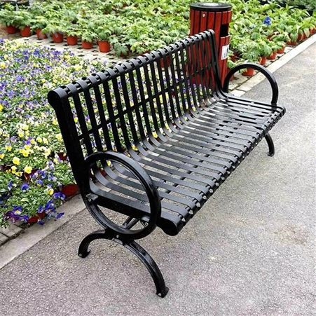 成都防腐蚀公园椅子 休闲长排公共座椅 可来图定做