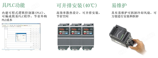VFD-E系列变频器内置PLC型