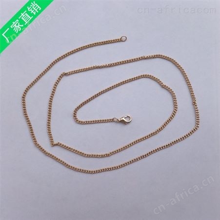 厂家生产各种规格铜质侧身项链 铜项链定做批发金项链银项链