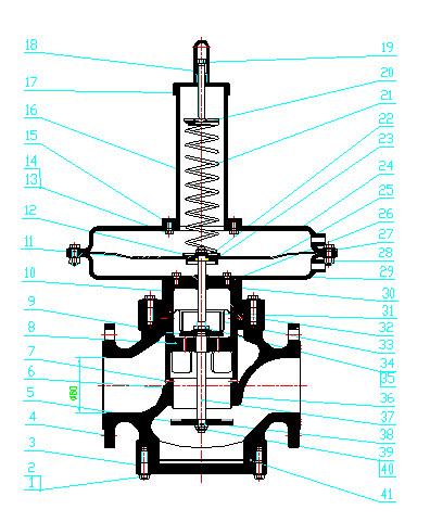 RTZ-32、50B燃气调压阀图